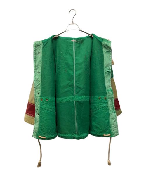 KAPITAL（キャピタル）KAPITAL (キャピタル) KOUNTRY Redux 再構築フーデッドジャケット グリーン サイズ:3の古着・服飾アイテム