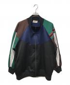 masterkeyマスターキー）の古着「WALKER-JK トラックジャケット」｜ブラック×グリーン