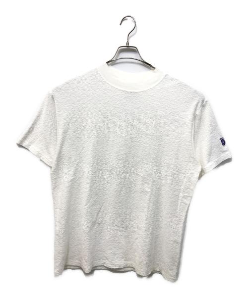 Needles（ニードルズ）Needles (ニードルズ) S/S Mock Neck Tee - Cotton Pile Jersey ホワイト サイズ:Lの古着・服飾アイテム