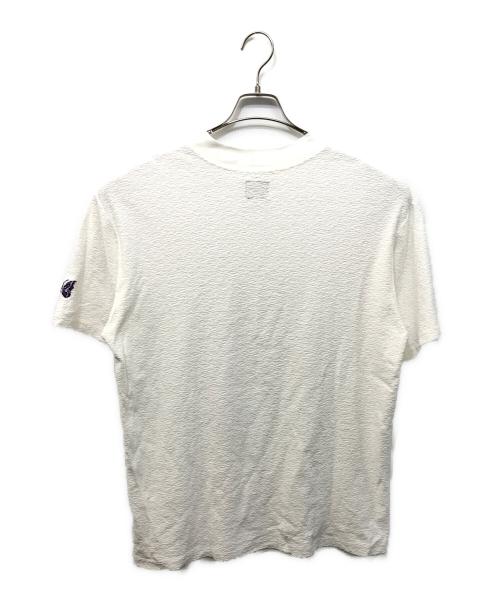 Needles（ニードルズ）Needles (ニードルズ) S/S Mock Neck Tee - Cotton Pile Jersey ホワイト サイズ:Lの古着・服飾アイテム