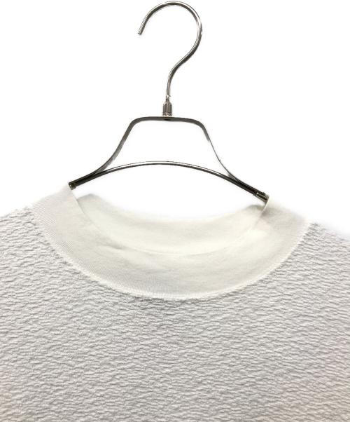 Needles（ニードルズ）Needles (ニードルズ) S/S Mock Neck Tee - Cotton Pile Jersey ホワイト サイズ:Lの古着・服飾アイテム