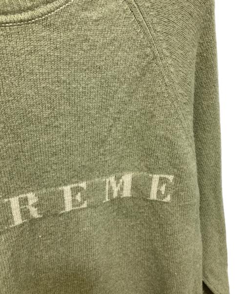 SUPREME（シュプリーム）Supreme (シュプリーム) Stone Washed Sweater カーキ サイズ:Lの古着・服飾アイテム