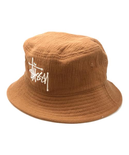 stussy（ステューシー）stussy (ステューシー) バケットハット ブラウンの古着・服飾アイテム