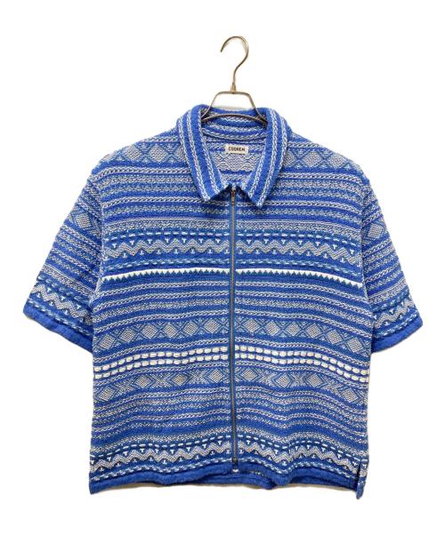 Coohem（コーヘン）Coohem (コーヘン) NORWEGIAN S/T/knit ブルー サイズ:Mの古着・服飾アイテム