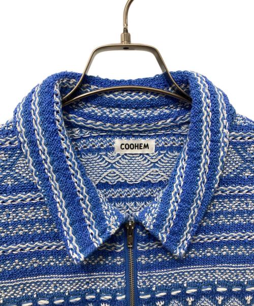 Coohem（コーヘン）Coohem (コーヘン) NORWEGIAN S/T/knit ブルー サイズ:Mの古着・服飾アイテム