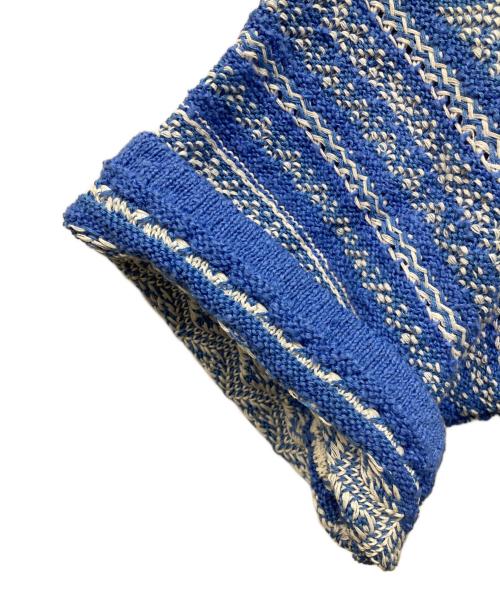 Coohem（コーヘン）Coohem (コーヘン) NORWEGIAN S/T/knit ブルー サイズ:Mの古着・服飾アイテム