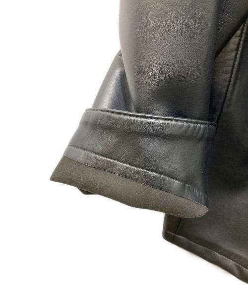 orSlow（オアスロウ）orSlow (オアスロウ) フェイクレザーCOVER ALL ブラック サイズ:XLの古着・服飾アイテム