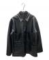 orSlow（オアスロウ）の古着「フェイクレザーCOVER ALL」｜ブラック