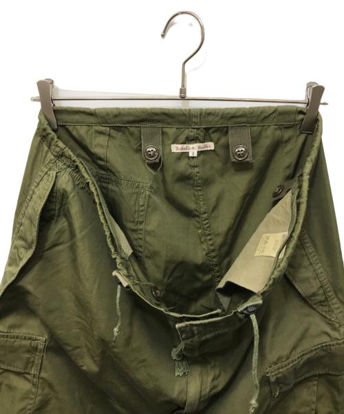 Rebuild by Needles（リビルドバイニードルス）Rebuild by Needles (リビルドバイニードルス) ミリタリー再構築ロングスカート オリーブ サイズ:2の古着・服飾アイテム