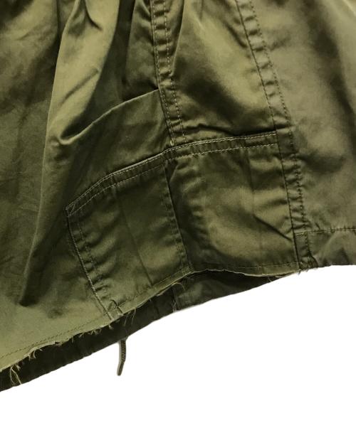 Rebuild by Needles（リビルドバイニードルス）Rebuild by Needles (リビルドバイニードルス) ミリタリー再構築ロングスカート オリーブ サイズ:2の古着・服飾アイテム