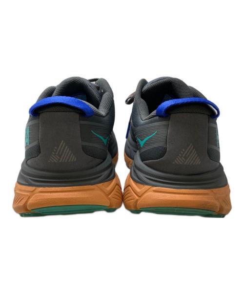 HOKAONEONE（ホカオネオネ）HOKAONEONE (ホカオネオネ) STINSON 6 トレイルランニングシューズ グレー×オレンジ サイズ:US9.5の古着・服飾アイテム