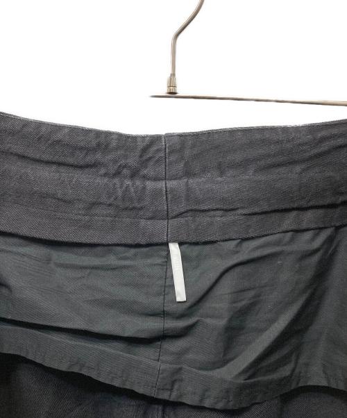 SUS-SOUS（シュス）SUS-SOUS (シュス) MK-1 Black Bio Wash cotton wool twil ブラック サイズ:9の古着・服飾アイテム