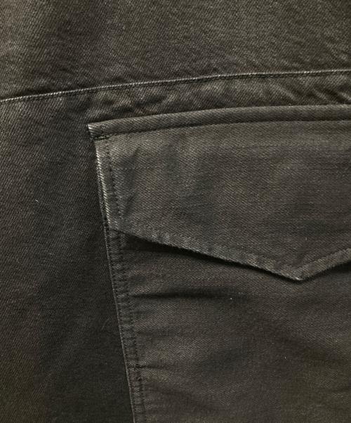 SUS-SOUS（シュス）SUS-SOUS (シュス) MK-1 Black Bio Wash cotton wool twil ブラック サイズ:9の古着・服飾アイテム