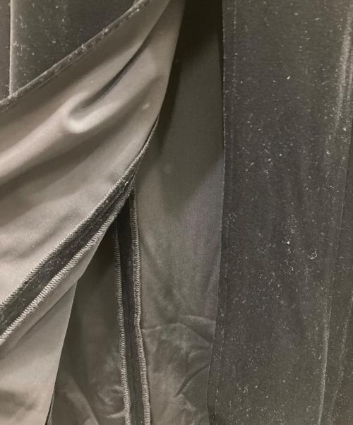 THE TOE（ザ・トゥー）THE TOE (ザ・トゥー) ANNECY VELOUR ONEPIECE ブラック サイズ:Sの古着・服飾アイテム