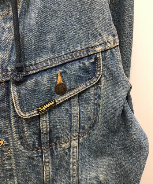 SUPREME（シュプリーム）Supreme (シュプリーム) HOODED DENIM JACKET インディゴ サイズ:Mの古着・服飾アイテム