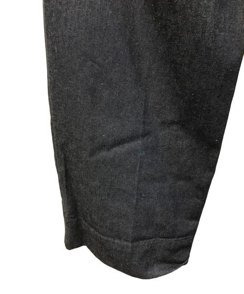 JOHN LAWRENCE SULLIVAN（ジョン ローレンス サリバン）JOHN LAWRENCE SULLIVAN (ジョン ローレンス サリバン) フロントタックワイドデニムパンツ インディゴ サイズ:44の古着・服飾アイテム