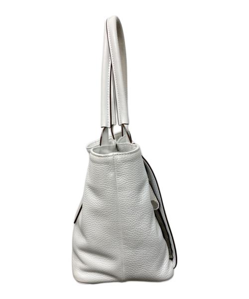 CREEZAN JETTER（クリーザンジェッター）CREEZAN JETTER (クリーザンジェッター) SQUARE TOTE ホワイトの古着・服飾アイテム