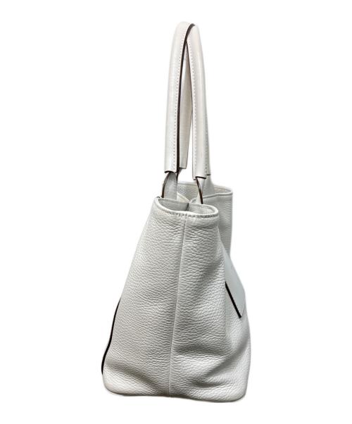 CREEZAN JETTER（クリーザンジェッター）CREEZAN JETTER (クリーザンジェッター) SQUARE TOTE ホワイトの古着・服飾アイテム