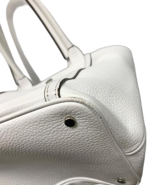 CREEZAN JETTER（クリーザンジェッター）CREEZAN JETTER (クリーザンジェッター) SQUARE TOTE ホワイトの古着・服飾アイテム