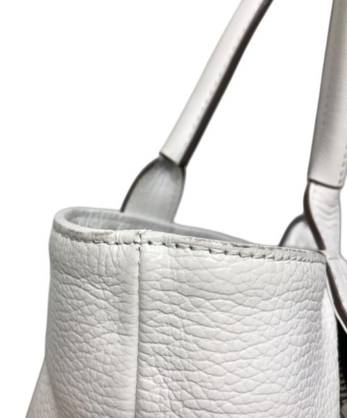 CREEZAN JETTER（クリーザンジェッター）CREEZAN JETTER (クリーザンジェッター) SQUARE TOTE ホワイトの古着・服飾アイテム