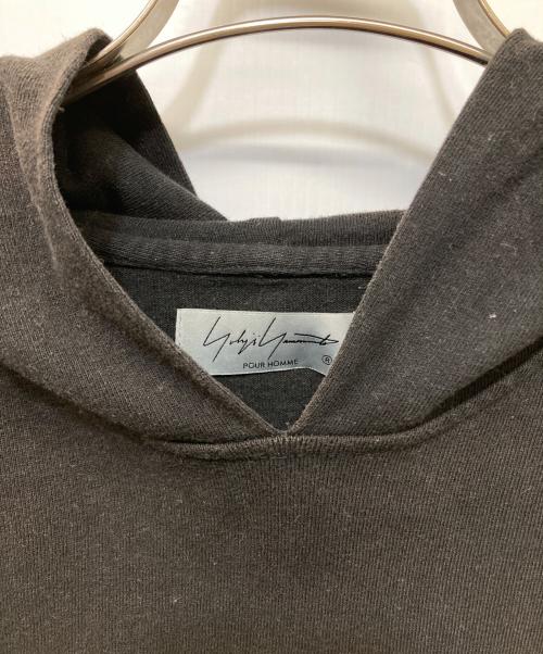Yohji Yamamoto pour homme（ヨウジヤマモト プールオム）Yohji Yamamoto pour homme (ヨウジヤマモト プールオム) ラグランフードPO ブラック サイズ:3の古着・服飾アイテム