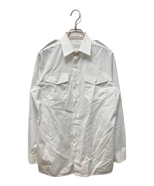 PRADA（プラダ）PRADA (プラダ) コットンポプリンシャツ ホワイト サイズ:37の古着・服飾アイテム