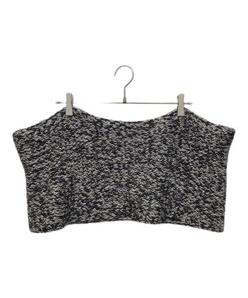 HERMES（エルメス）HERMES (エルメス) アルパカ×シルクスヌード グレーの古着・服飾アイテム