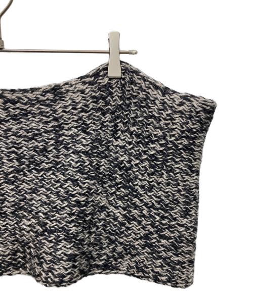 HERMES（エルメス）HERMES (エルメス) アルパカ×シルクスヌード グレーの古着・服飾アイテム