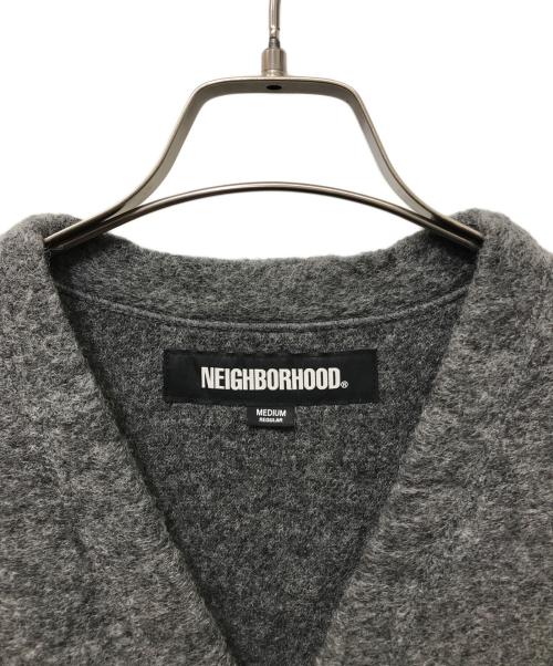 NEIGHBORHOOD（ネイバーフッド）NEIGHBORHOOD (ネイバーフッド) WOOL JERSEY CARDIGAN グレー サイズ:Mの古着・服飾アイテム