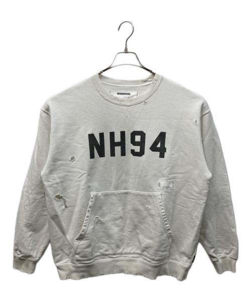 NEIGHBORHOOD（ネイバーフッド）NEIGHBORHOOD (ネイバーフッド) SAVAGE SWEAT SHIRT LS ホワイト サイズ:Mの古着・服飾アイテム