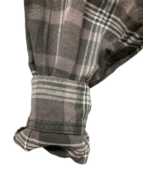 NEIGHBORHOOD（ネイバーフッド）NEIGHBORHOOD (ネイバーフッド) SAVAGE TARTAN CHECK SHIRT LS グレー サイズ:Mの古着・服飾アイテム