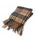 BURBERRY LONDON（バーバリーロンドン）の古着「ノバチェックカシミヤマフラー」｜ベージュ