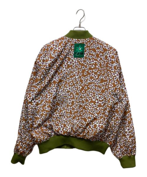 PAM（パム）PAM (パム) MASTERS FROG REVERSIBLE BOMBER JACKET オリーブ×ブラウン サイズ:Lの古着・服飾アイテム