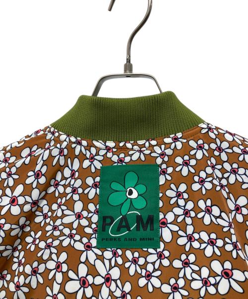 PAM（パム）PAM (パム) MASTERS FROG REVERSIBLE BOMBER JACKET オリーブ×ブラウン サイズ:Lの古着・服飾アイテム