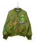PAM（パム）の古着「MASTERS FROG REVERSIBLE BOMBER JACKET」｜オリーブ×ブラウン