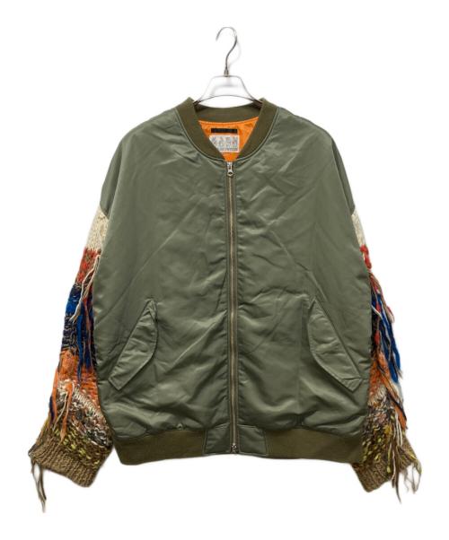 DISCOVERED（ディスカバード）DISCOVERED (ディスカバード) MEZLAD PSYZYE MA-1 オリーブ サイズ:FREEの古着・服飾アイテム