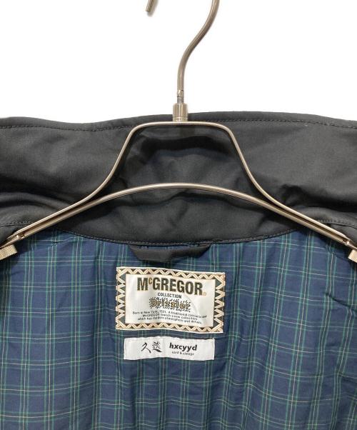 McGREGOR（マックレガー）McGREGOR (マクレガー) 久遠 (クオン) hxcyyd (エクシード) アーガイルドリズラージャケット ブラック×カーキ サイズ:Lの古着・服飾アイテム