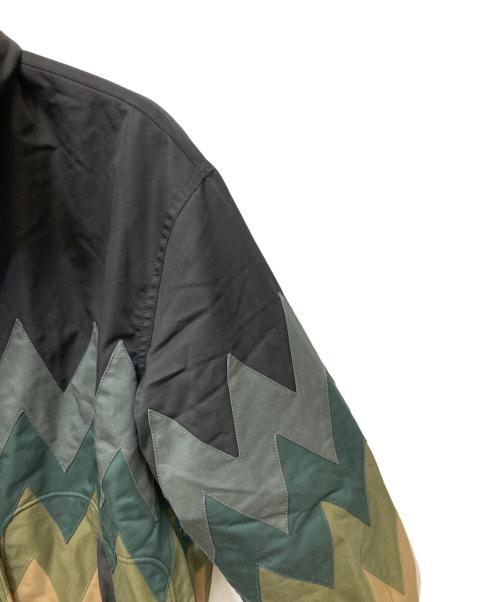 McGREGOR（マックレガー）McGREGOR (マクレガー) 久遠 (クオン) hxcyyd (エクシード) アーガイルドリズラージャケット ブラック×カーキ サイズ:Lの古着・服飾アイテム