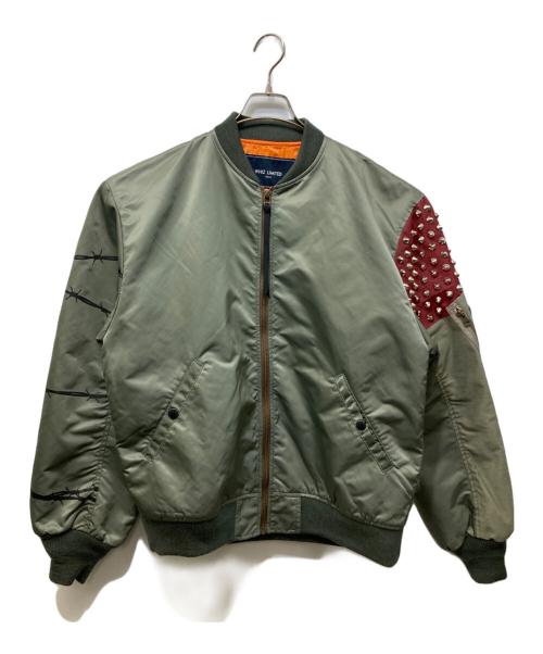 whiz limited（ウィズリミテッド）whiz limited (ウィズリミテッド) WIRE MA-1 オリーブ サイズ:Lの古着・服飾アイテム