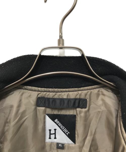 HUF（ハフ）HUF (ハフ) UNITED ARROWS & SONS (ユナイテッドアローズ アンド サンズ) DOWNHILL-2 MA-1 JACKET ブラック サイズ:XLの古着・服飾アイテム