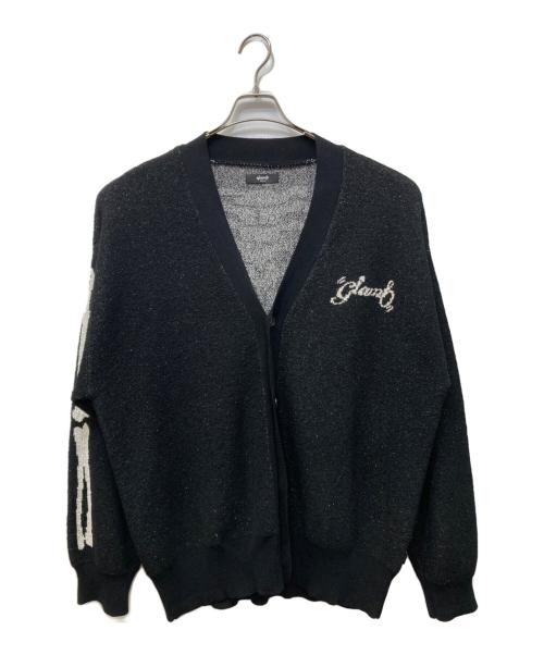 glamb（グラム）glamb (グラム) スケルトンカーディガン ブラック サイズ:Mの古着・服飾アイテム