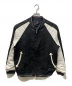 glambグラム）の古着「Skelton Ska Jumper」｜ブラック×ホワイト