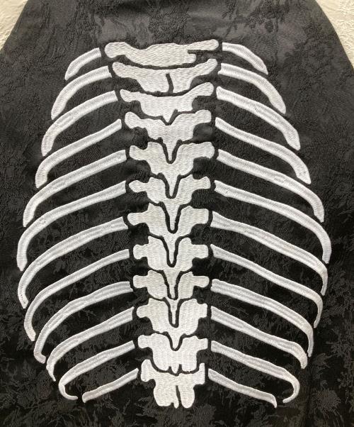 glamb（グラム）glamb (グラム) Skelton Ska Jumper ブラック×ホワイト サイズ:Lの古着・服飾アイテム