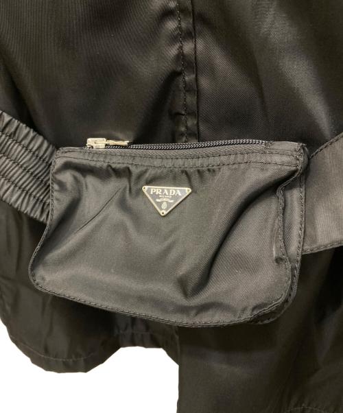 PRADA（プラダ）PRADA (プラダ) ナイロンジップジャケット ブラック サイズ:44の古着・服飾アイテム