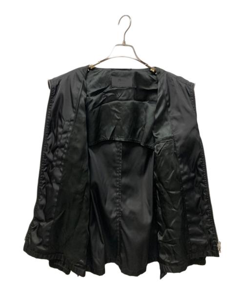 PRADA（プラダ）PRADA (プラダ) ナイロンジップジャケット ブラック サイズ:44の古着・服飾アイテム