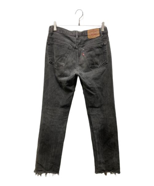 LEVI'S（リーバイス）LEVI'S (リーバイス) USA501リメイクブラックデニムパンツ ブラック サイズ:31の古着・服飾アイテム