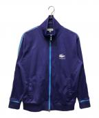 LACOSTEラコステ）の古着「ショルダーライントラックジャケット」｜パープル