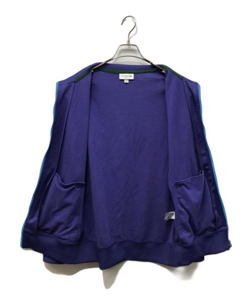 LACOSTE（ラコステ）LACOSTE (ラコステ) ショルダーライントラックジャケット パープル サイズ:Mの古着・服飾アイテム