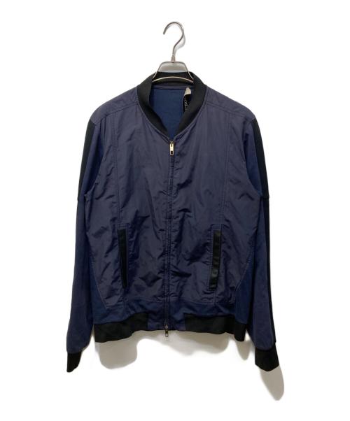 VALENTINO（ヴァレンティノ）VALENTINO (ヴァレンティノ) 切替ナイロンジャケット ネイビー サイズ:XLの古着・服飾アイテム