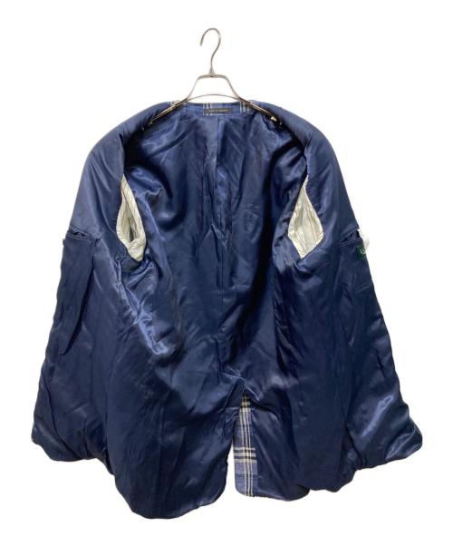 LAUREN RALPH LAUREN（ローレンラルフローレン）LAUREN RALPH LAUREN (ローレンラルフローレン) チェックテーラードジャケット ネイビー サイズ:44Lの古着・服飾アイテム